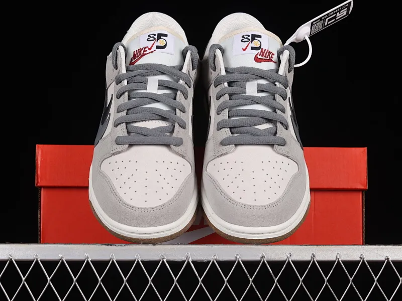 All categories Nk SB Dunk series Nk SB Dunk Low low-top sneakers Nk SB Dunk Low "85" black and gray double hook SB low-top sports and leisure sneakers DO9457-114